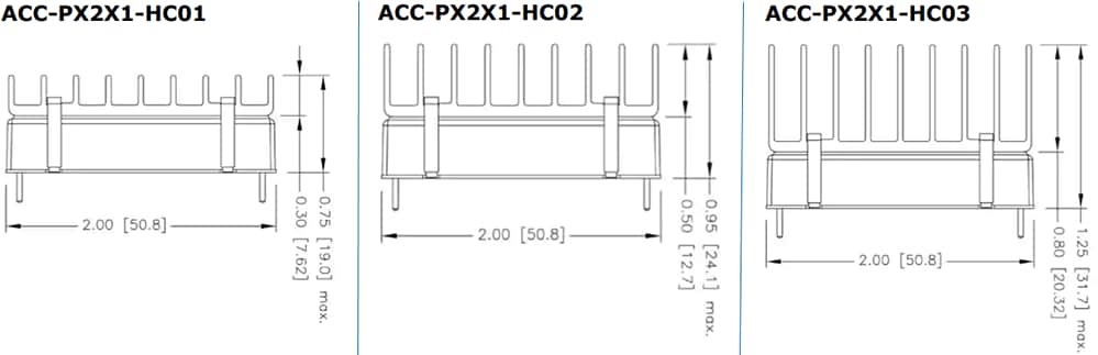 TDK-Lambda ACC-PX2X1 Heatsink Kits